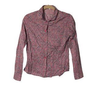 INES DE LA FRESSANGE X UNIQLO FLORAL TOP BUTTON SIZE SMALL